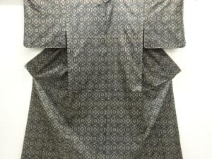 未使用品　花模様織り出し西陣伝承紬着物アンサンブル